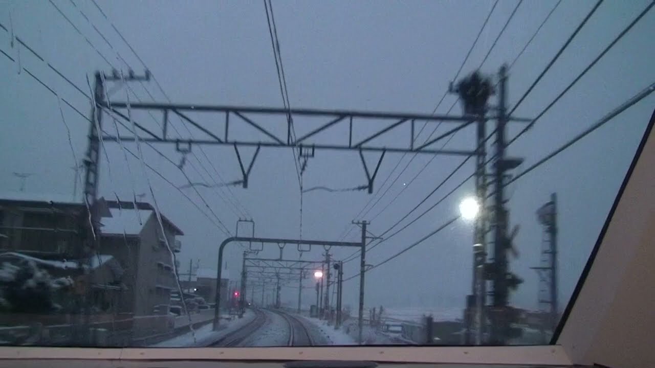 大雪の小田急 (2022年)