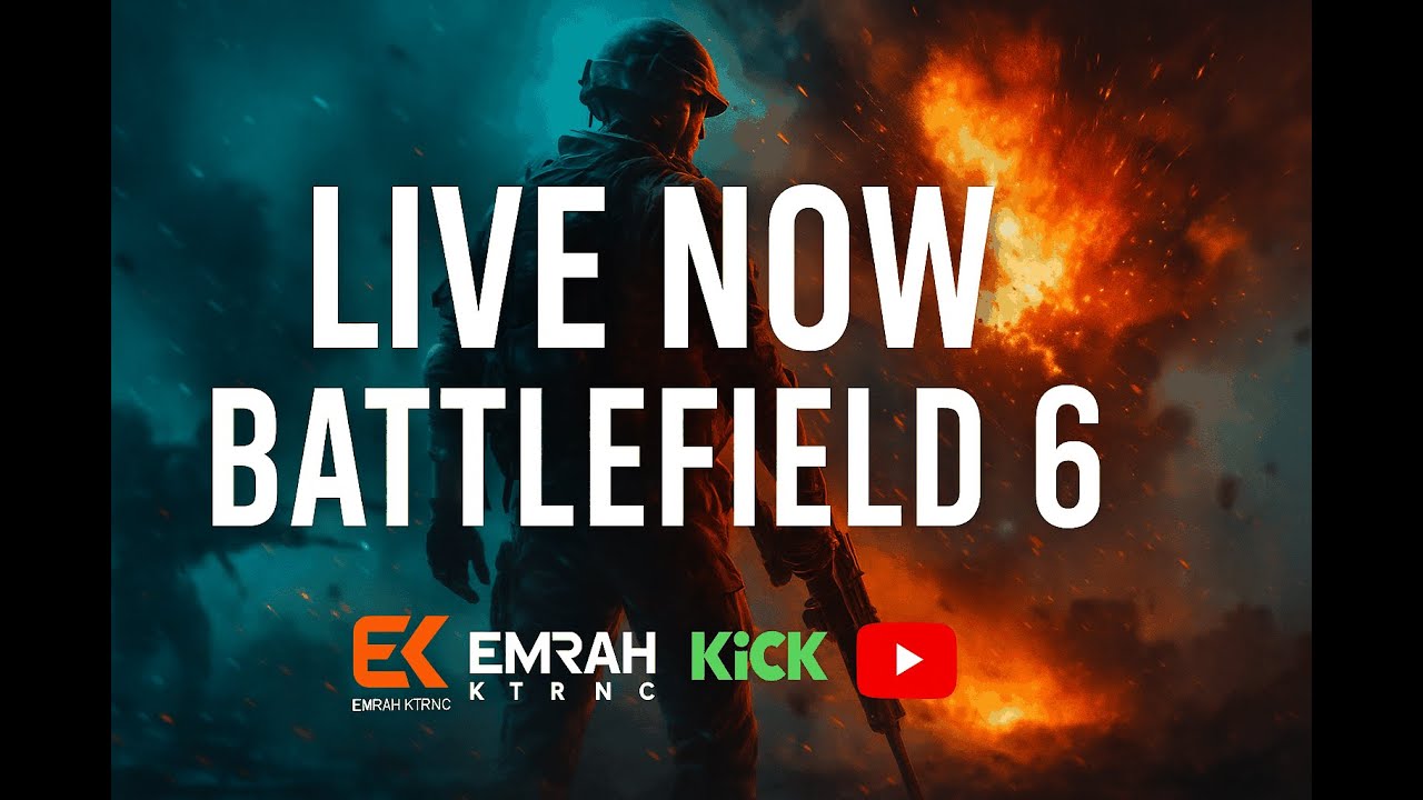 🔴 Battlefield 6 Canlı Yayın – Yeni Nesil Savaş Başlıyor! | Epik Anlar, Sniper Kills ve Kaos!