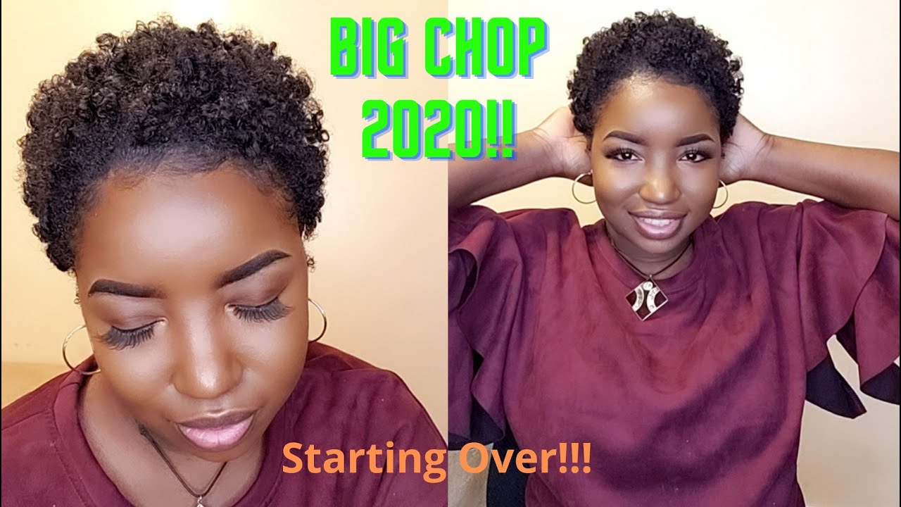 The BIG CHOP 2020 | Natural Hair Journey | Type 4 Hair | Kurlie Keke