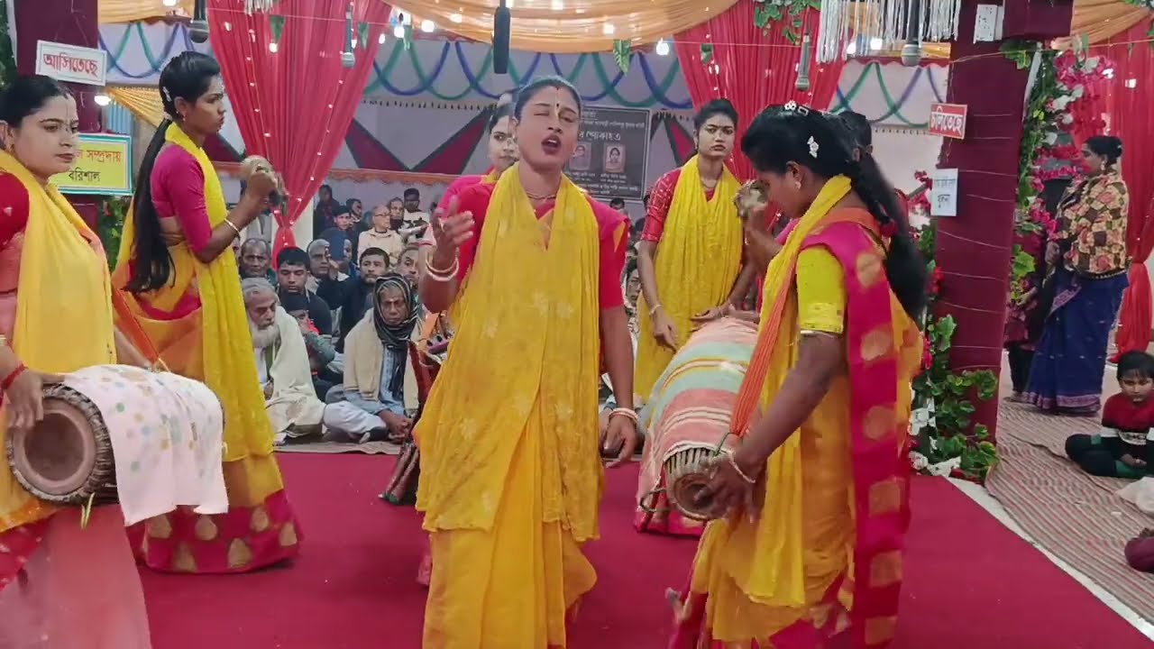 গোবিন্দপুর খানে বাড়ির সেরা কীর্তন এ বছরের।রীনা মিনা অষ্টসখী সম্প্রদায় খুলনা।। 