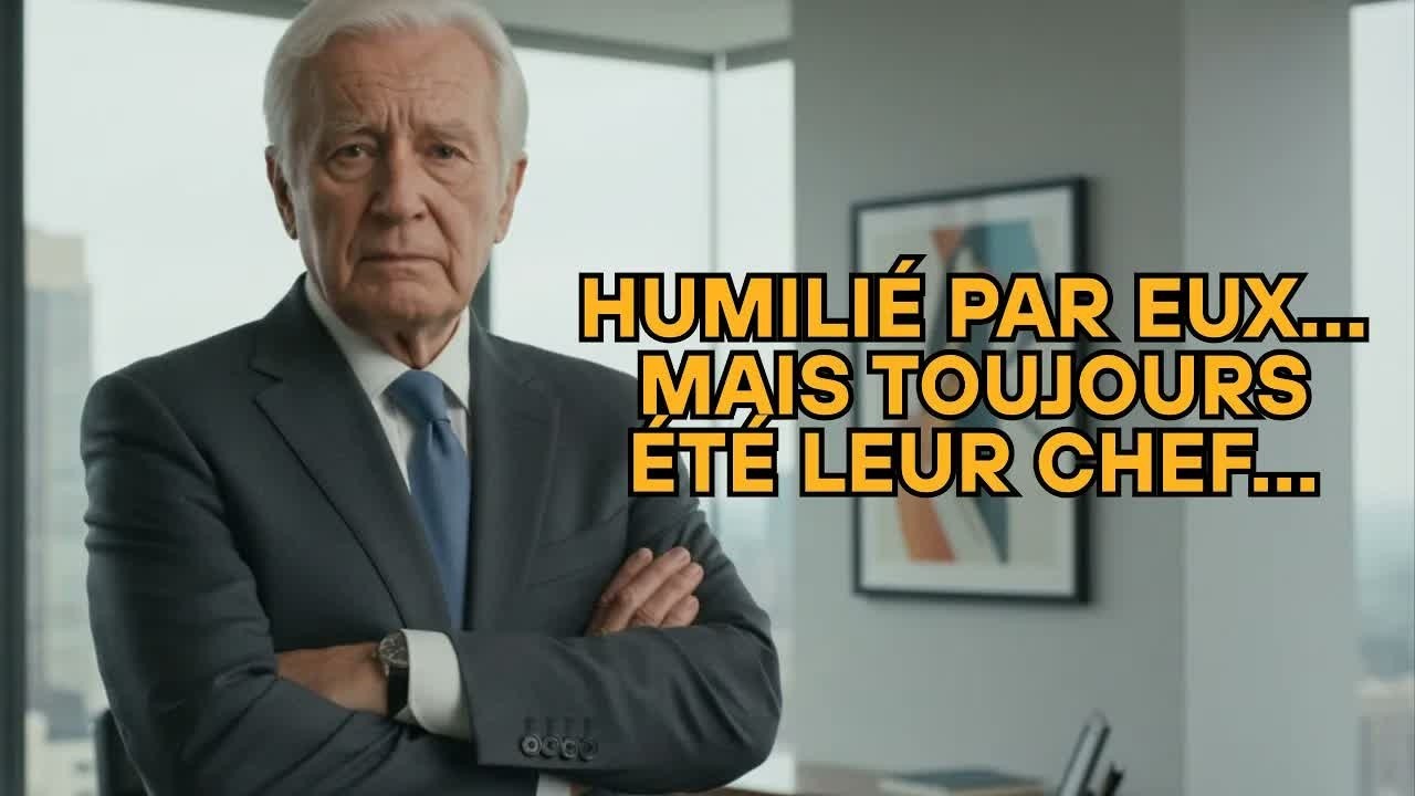 J'AI ÉTÉ HUMILIÉ PAR MES FILS, ILS NE SAVAIENT PAS QUE J'ÉTAIS LEUR PATRON SECRET