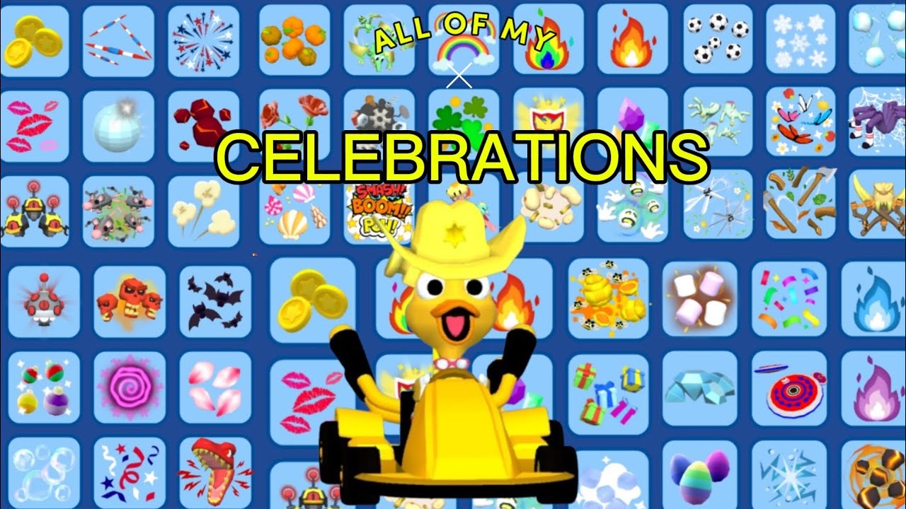 All Of My Celebrations In Smash Karts 