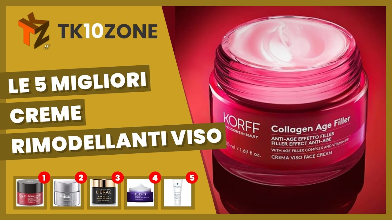 Le 5 migliori creme rimodellanti viso