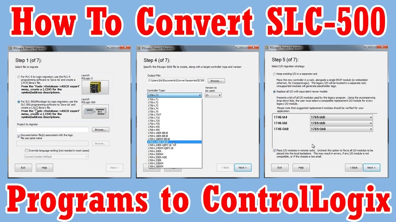 How To Convert SLC-500 Programs to ControlLogix