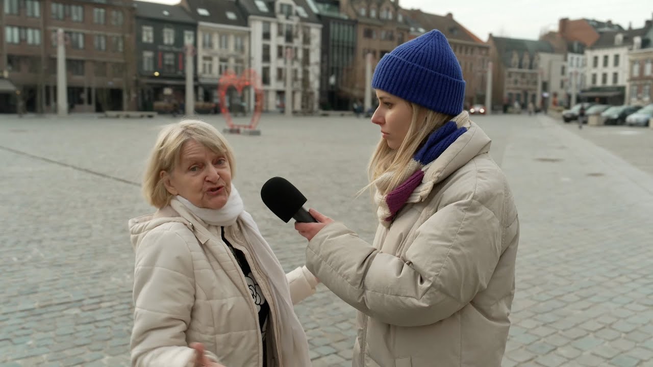 President Zelensky komt aan in Tienen