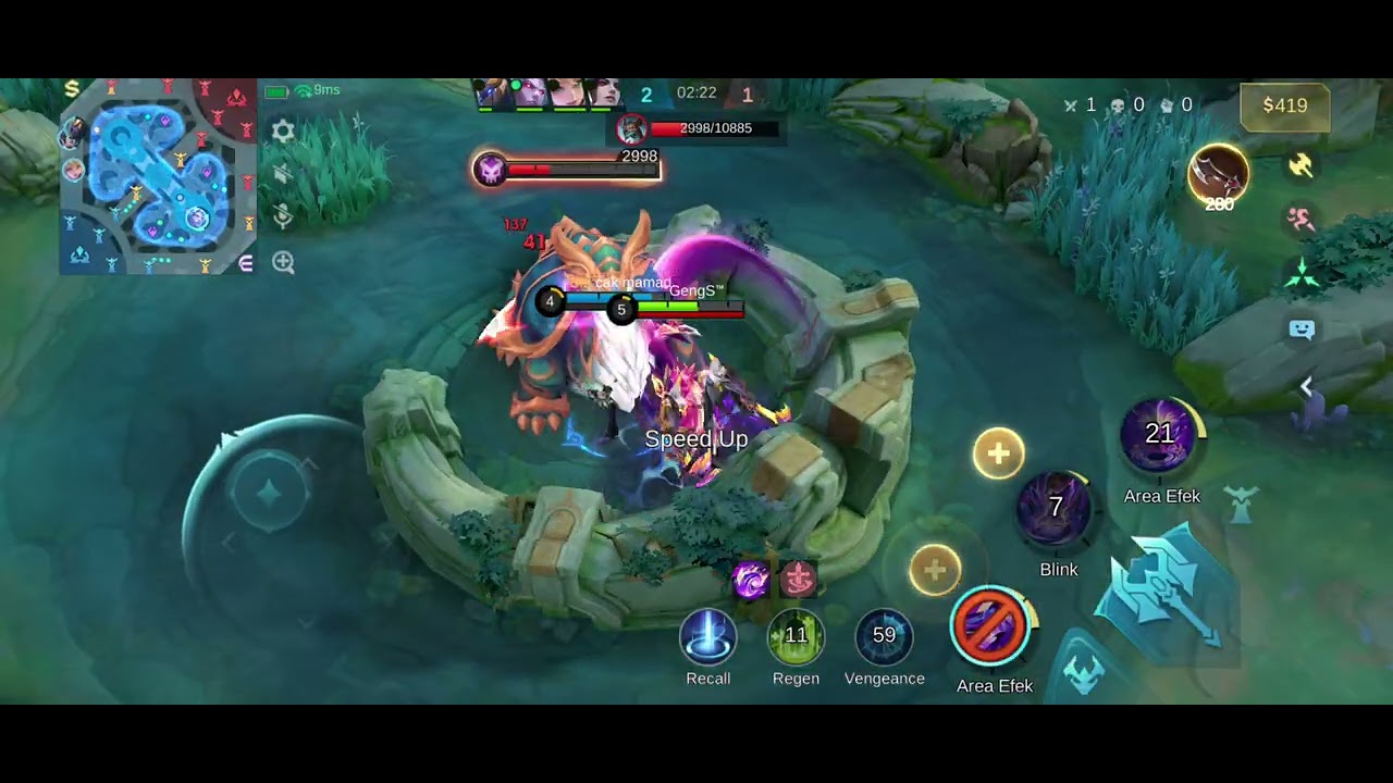 Gameplay thamuz mvp cara main thamuz mobile legend MLBB 2026