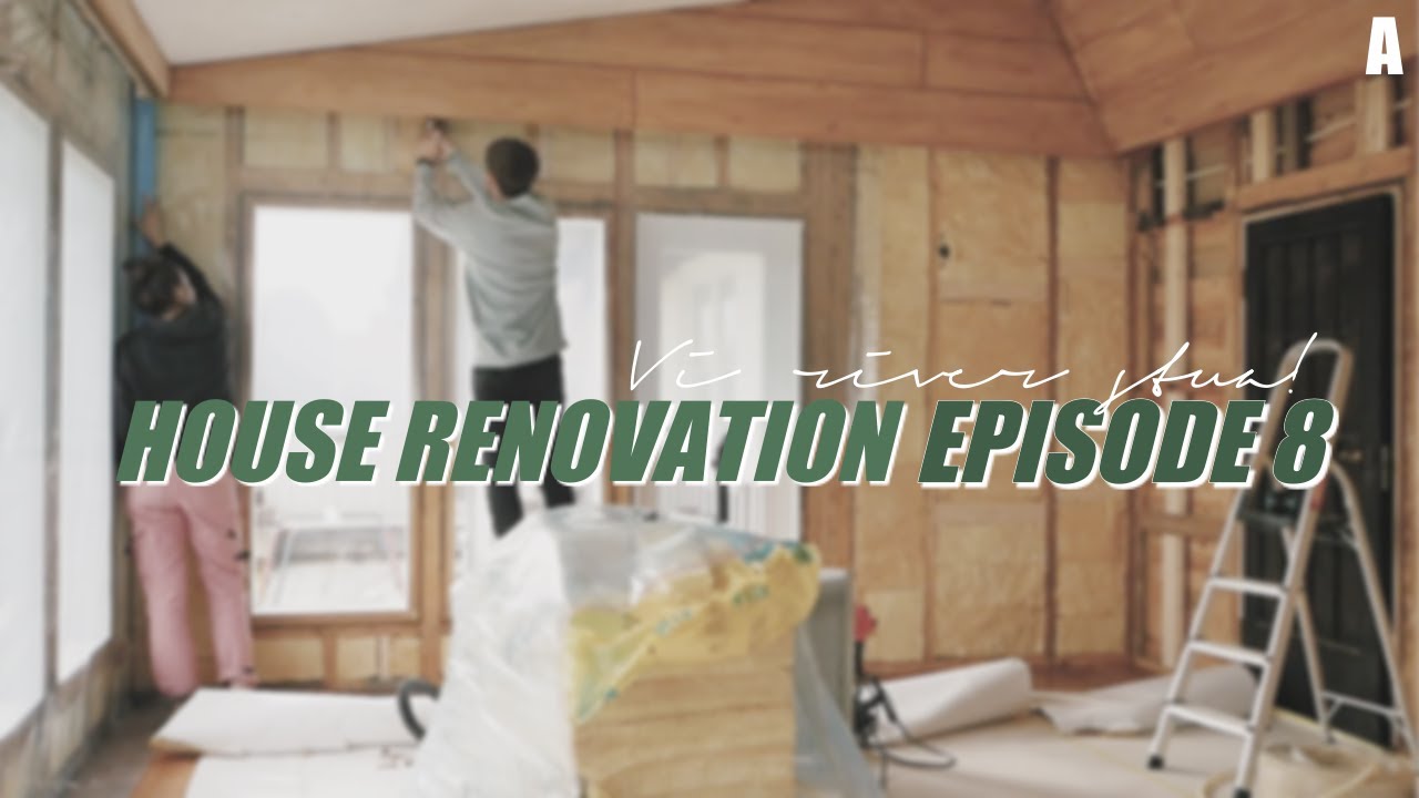 Oppussingen av stua er i gang! | House Renovation | Episode 8
