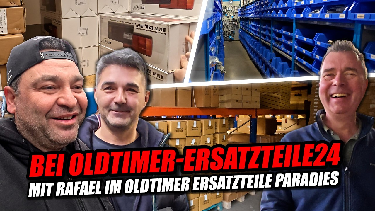 Zu Besuch bei Oldtimer-Ersatzteile24 - Wir sind mit Rafael im Oldtimer Ersatzteile Paradies