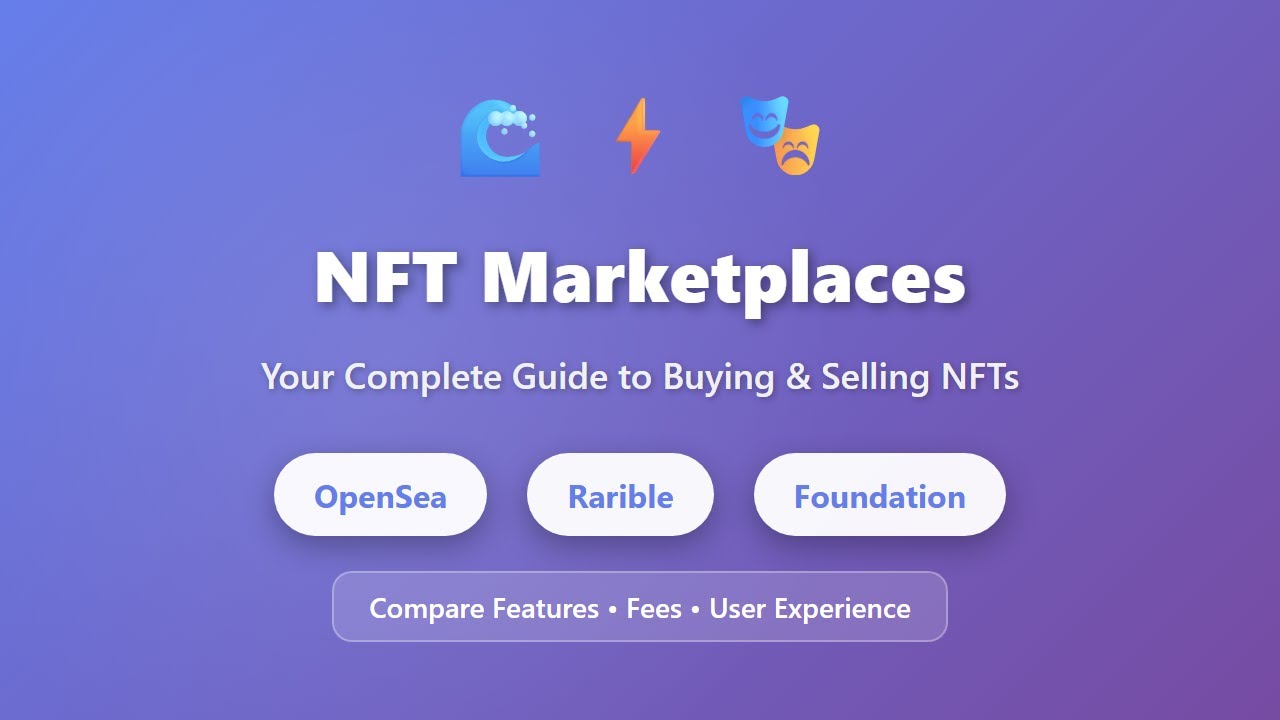 NFT Marketplaces: OpenSea vs Rarible vs Foundation - Complete Beginner's Guide