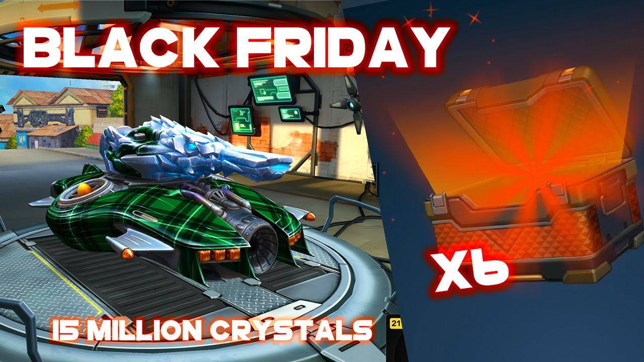 Tanki Online - Black Friday, 6 exotics!!! 15 millions crystals | MM Highlights