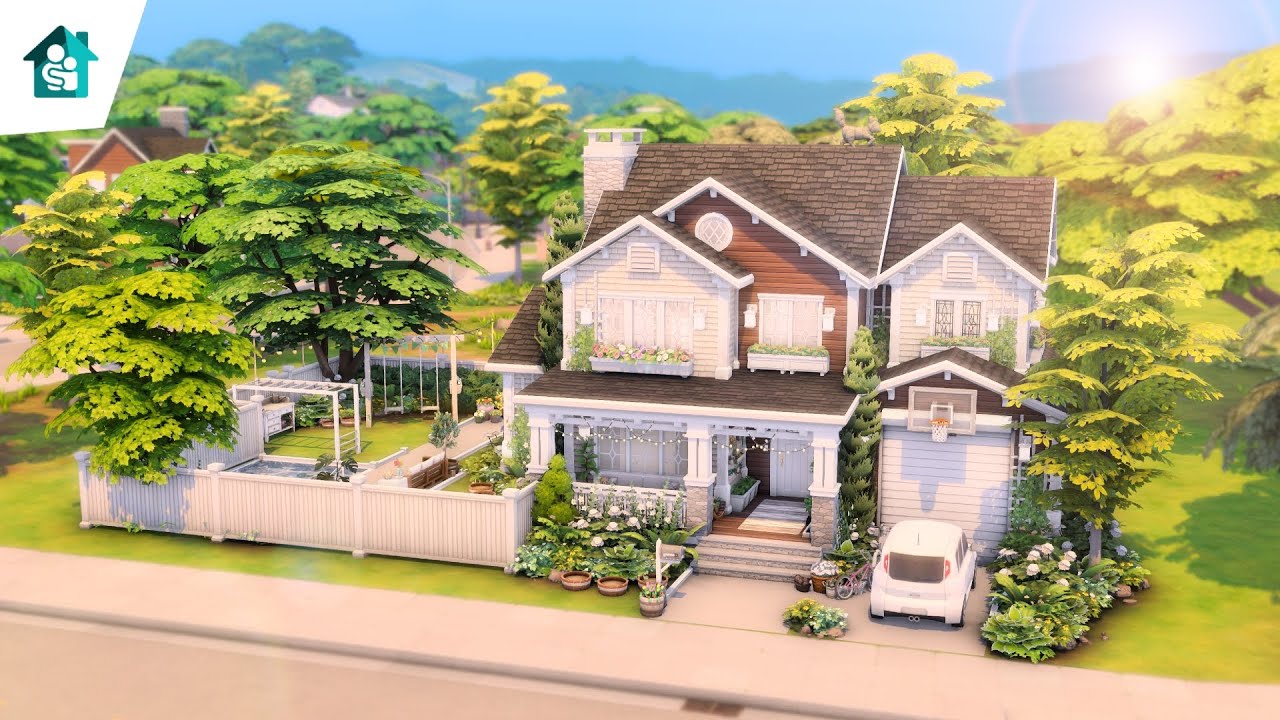 Young Family Home 🌻// The Sims 4: Growing Together // Speed Build // No CC