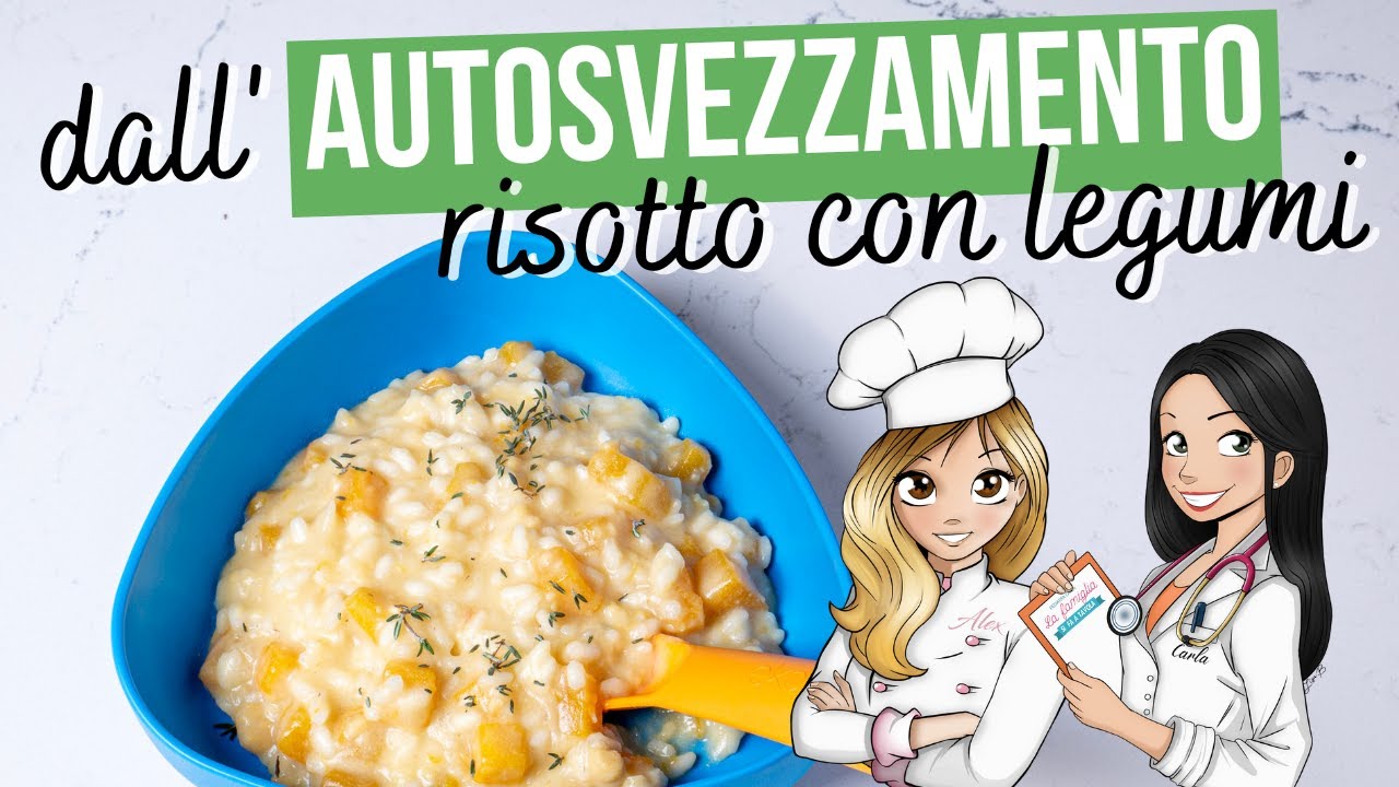 RISOTTO mantecato con FARINA DI LEGUMI | ricetta facile dall'autosvezzamento per tutta la famiglia