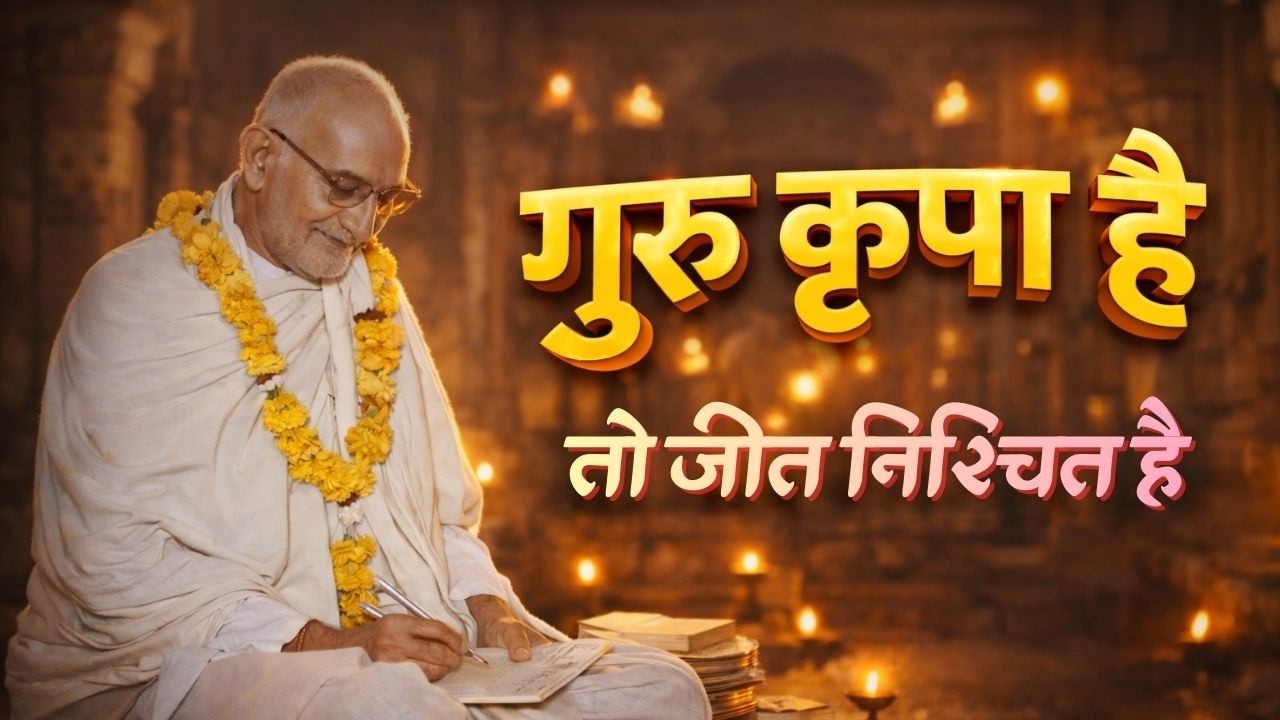 अनमोल उपदेश || गुरु कृपा है तो जीत निश्चित है || जय श्री हरमिलाप साहिब जी