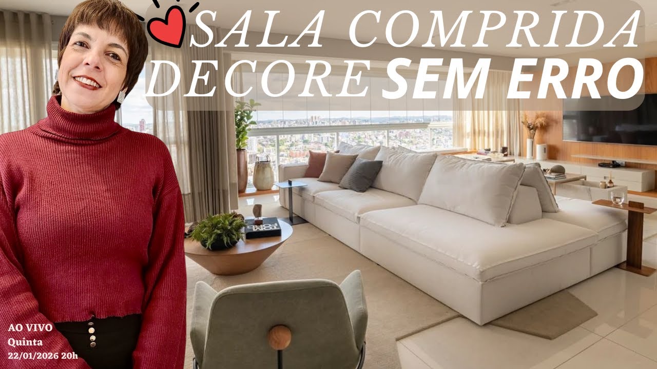 # 393 - SALA COMPRIDA: COMO DECORAR SEM ERRAR | @marabrugiolo