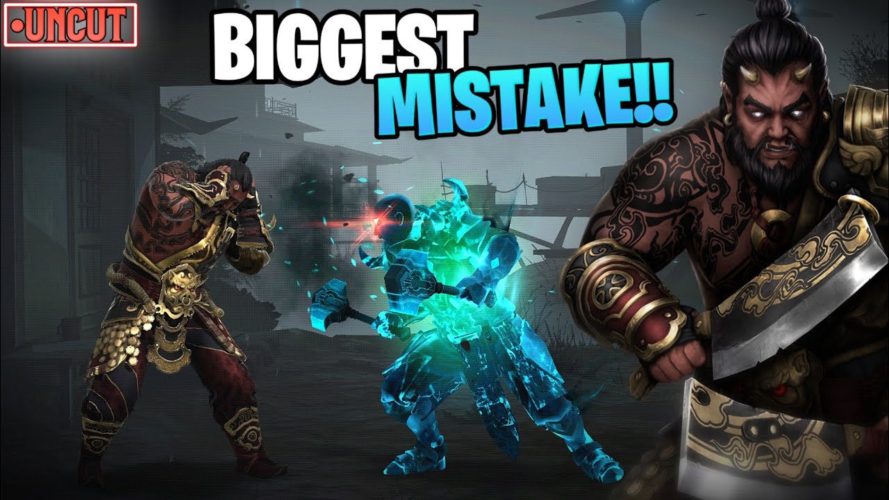 My One Mistake And He Won The Match 🥲| Butcher Uncut Series 🔥| Shadow Fight 4 Arena