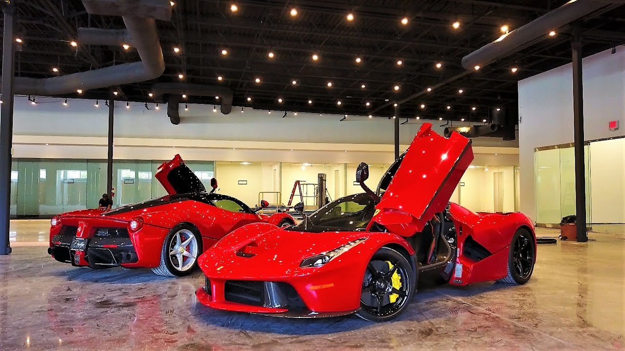 LaFerrari vs Drone behind the scenes inside new Supercar home - Paradise Prestige Imports Miami