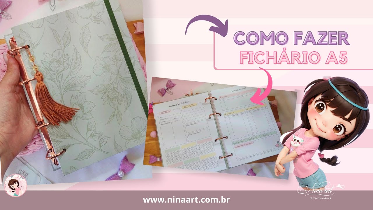 COMO FAZER FICHÁRIO A5