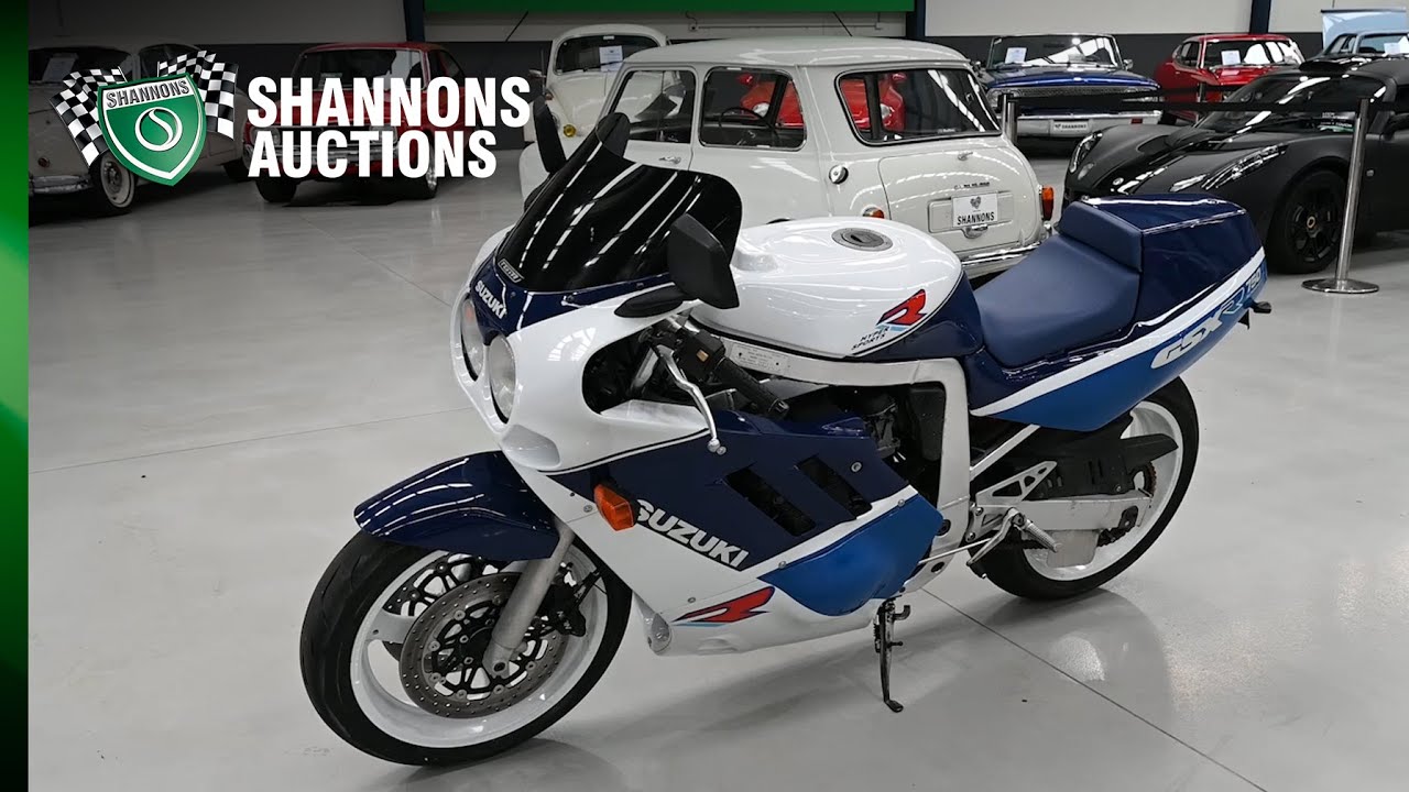 1989 Suzuki GSX-R 750 Motorcycle - 2022 Shannons Spring Timed Online Auction