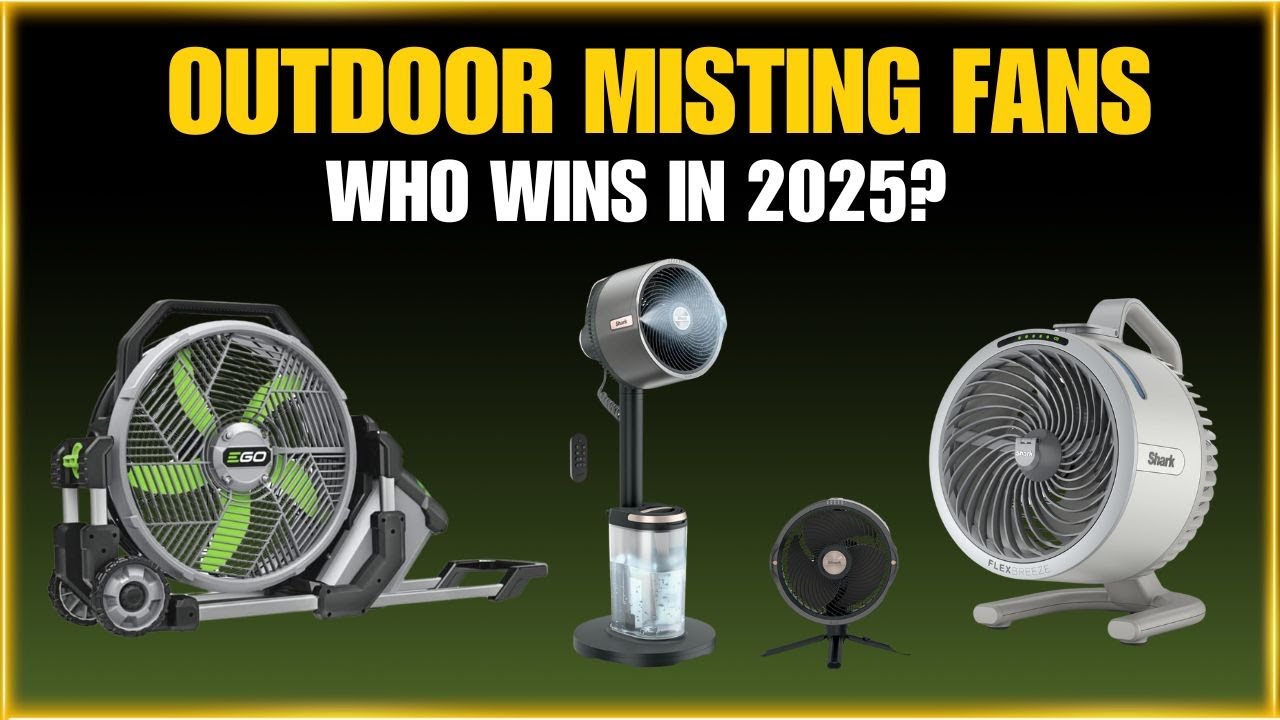 Tested the BEST Outdoor Misting Fans and Here's What Happened - TOP 5 best outdoor misting fans 2025