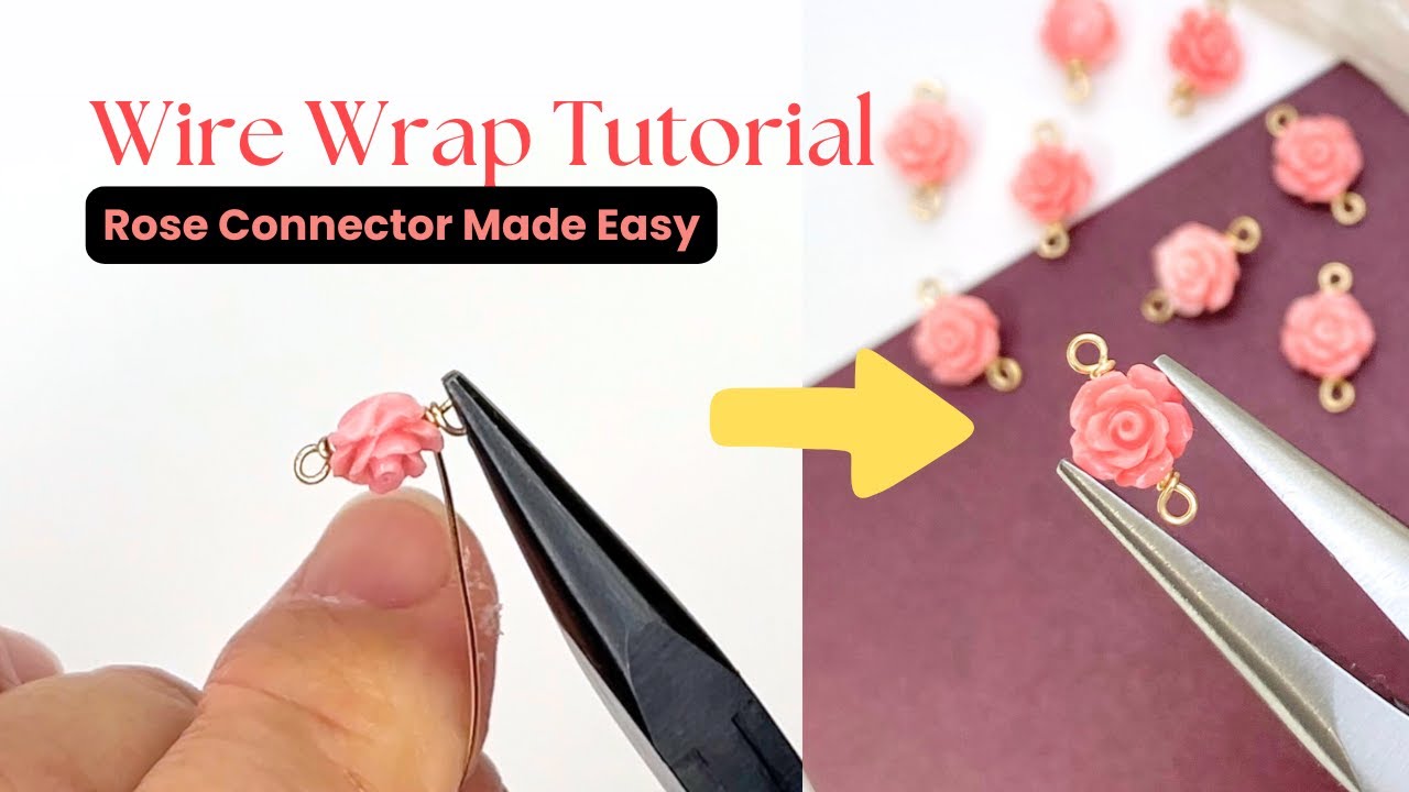 Perfect WIRE WRAPPING Every Time! 🌹 Rose Connector Guide by Stones and Findings