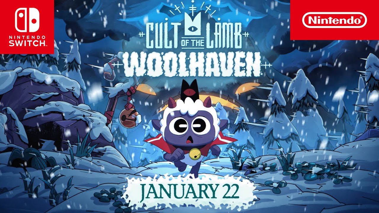Cult of the Lamb: Woolhaven &ndash; Release Date Trailer &ndash; Nintendo Switch
