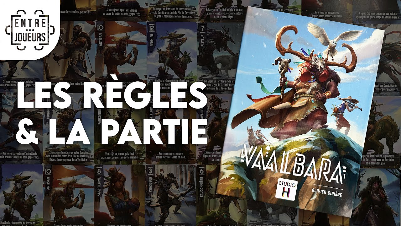 Vaalbara, les règles et la partie commentée à 2 | Olivier Cipière | Jeux de société | Entre Joueurs