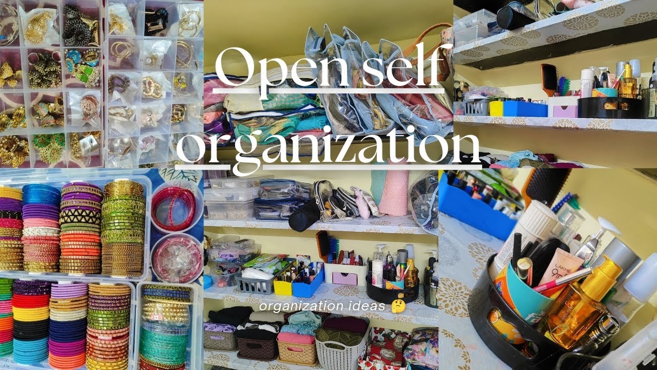 Open shelf cleaning and Organization/ How to Maintain My Bangles and Earings / Organization ideas🤔