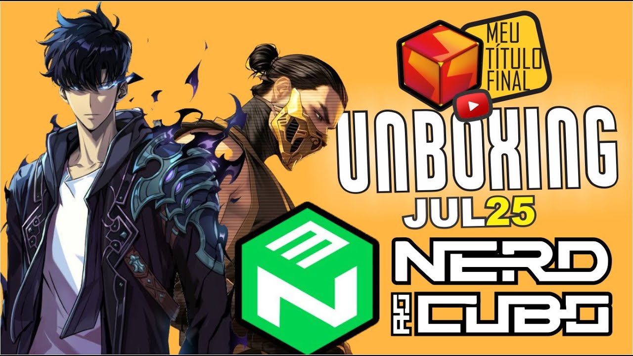 NOVA! Unboxing Nerd ao cubo ago 2025 2