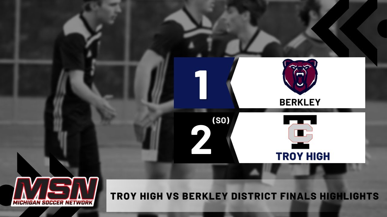 BERKLEY VS TROY DISTRICT FINALS | 1-2 (S0) FINAL SCORE