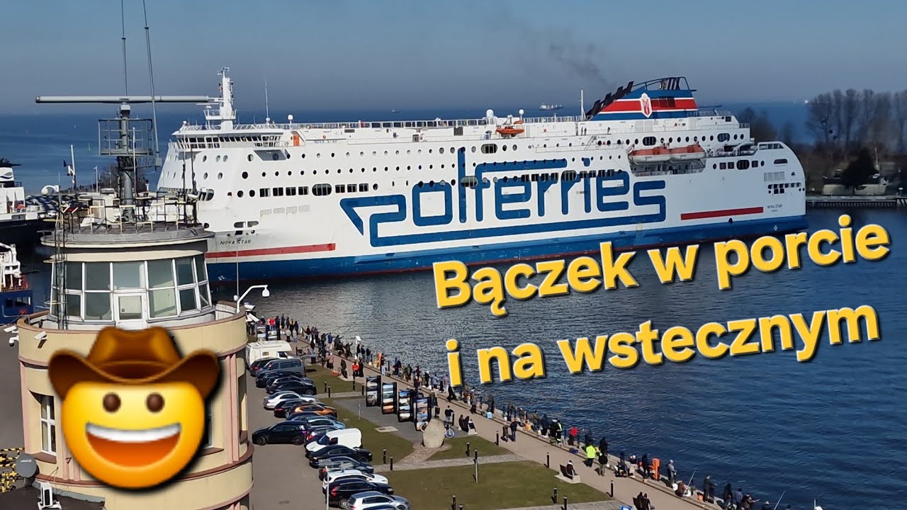 SZTUCZKA Z G&Oacute;RY: Prom morski robi BĄCZKA i na wstecznym, a wędkarze łowią śledzie, Gdańsk 2026