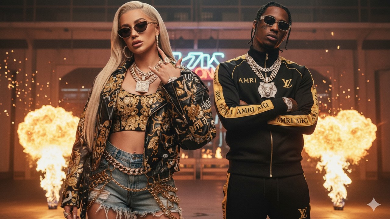 Gilded Hour Iggy Azalea, Tyga - (ft. Drake, Blvck) | (Official Lyrics Video) Remix 2026