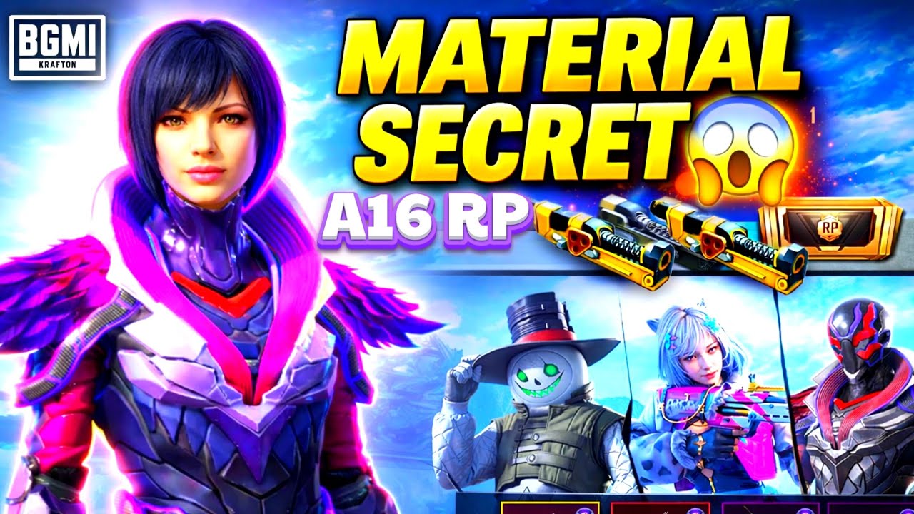 A16 RP Crate Opening in BGMI | Get Material | A16 Royale Pass Crate Opening