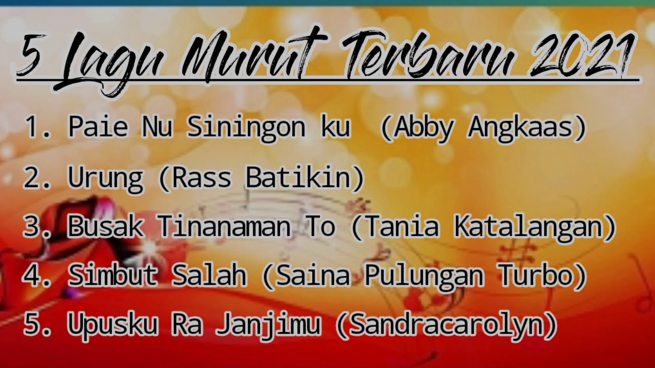 5 Lagu Murut Terbaru 2021