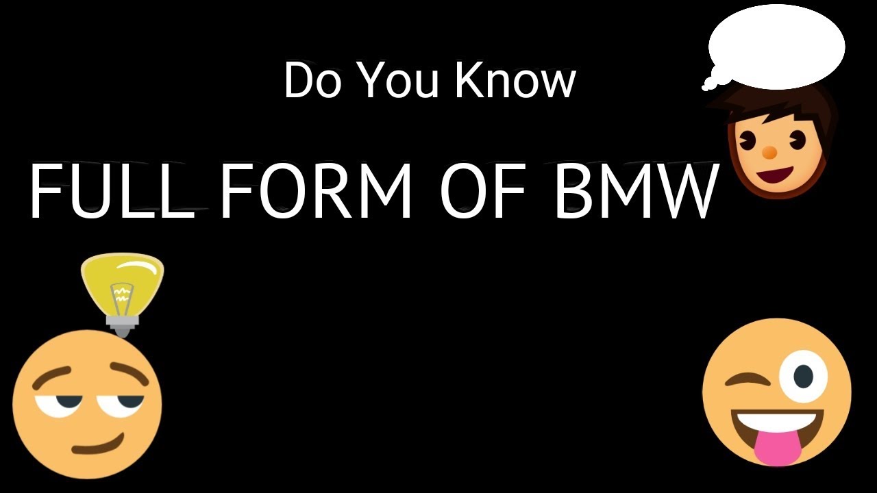 BMW Full Form | Full Form BMW MRF KTM