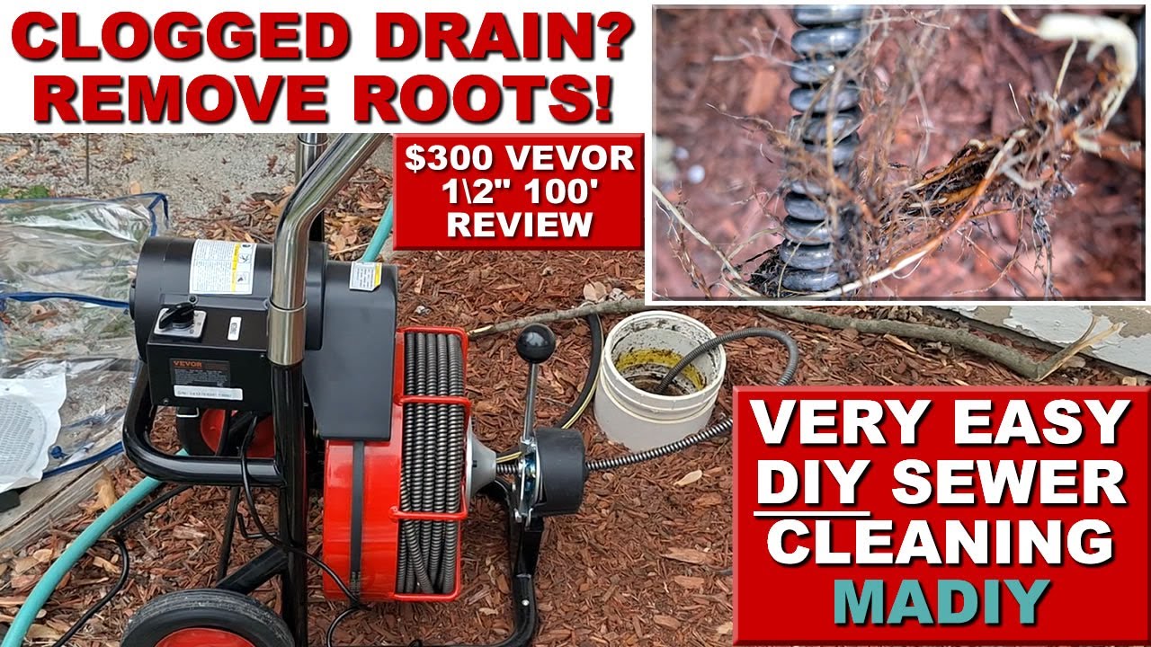 Vevor Drain Auger for $300 Product Review & How-to Use Lesson. #productreview #vevor #draincleaning