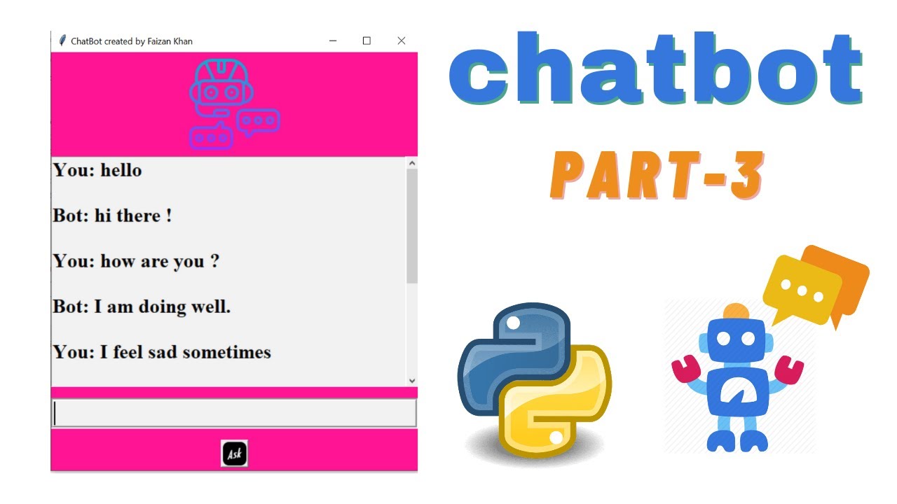 Talking Chat Bot Part 3 | Convert Voice To Text | Python GUI Project | For Beginners From Scratch