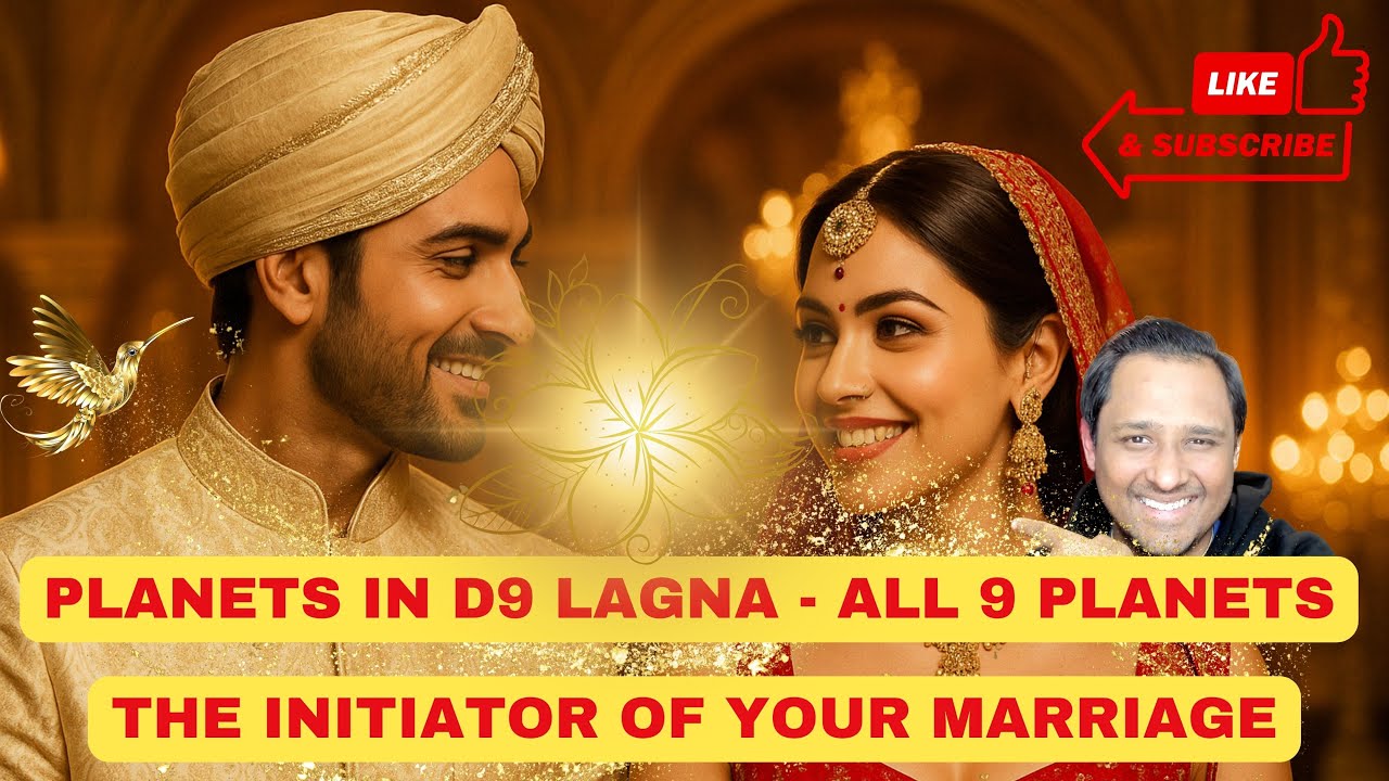 SECRETS OF PLANETS IN NAVAMSHA (D9) LAGNA (1st House) - All 9 Planets #navamsa #d9 #navamsachart