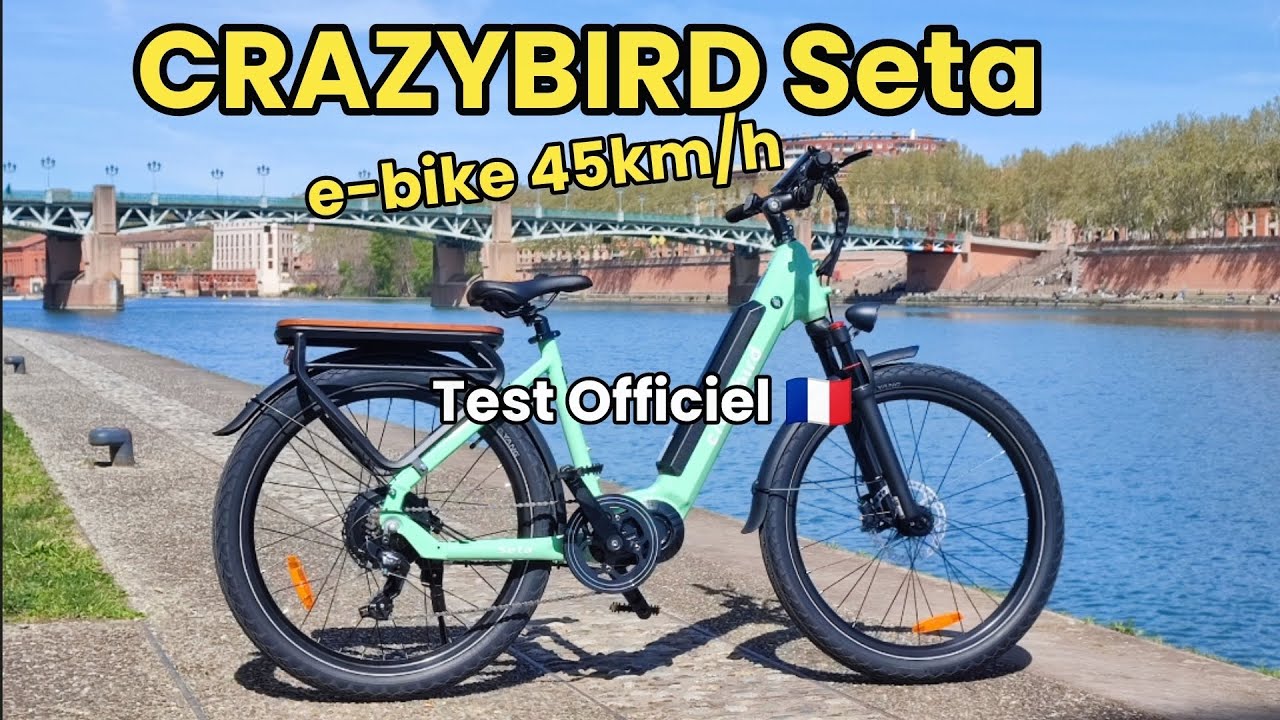 La vitesse ! Crazybird Seta La performance urbaine e-Bike 2024
