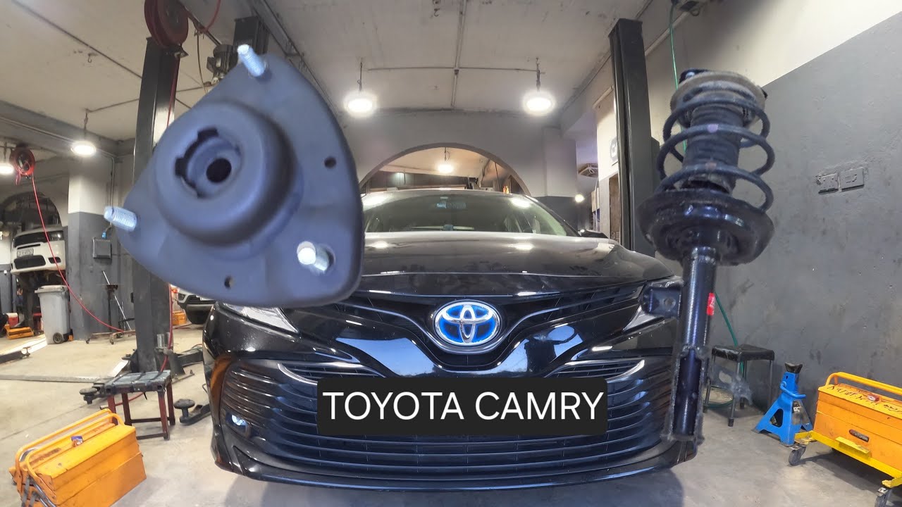 how to replace front strut mount ... toyota camry 2018-2025 (torque specs)