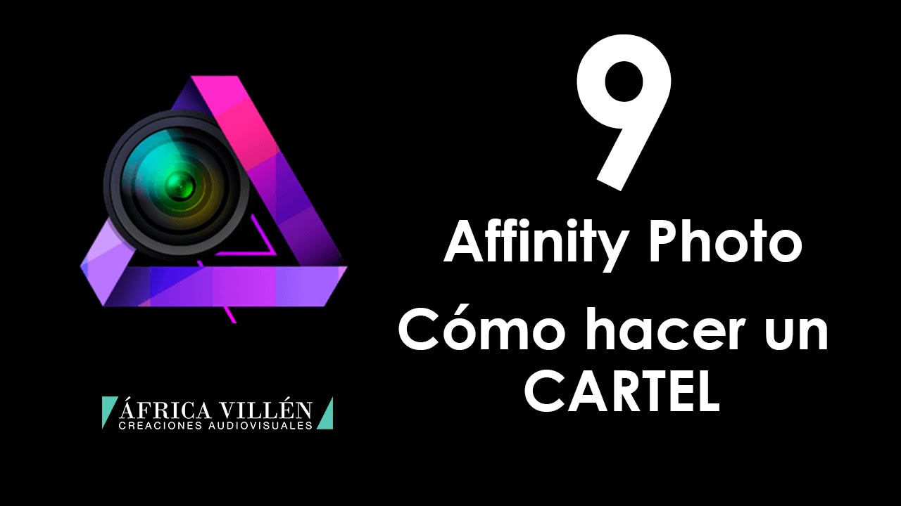 Tutorial Affinity Photo // Como hacer un cartel