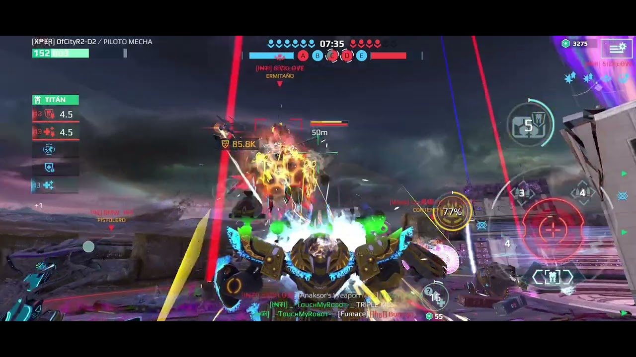 War Robots- FULL SQUAD CLAN MIX. 💀💥 30/06/26 WR- @playwarrobots 