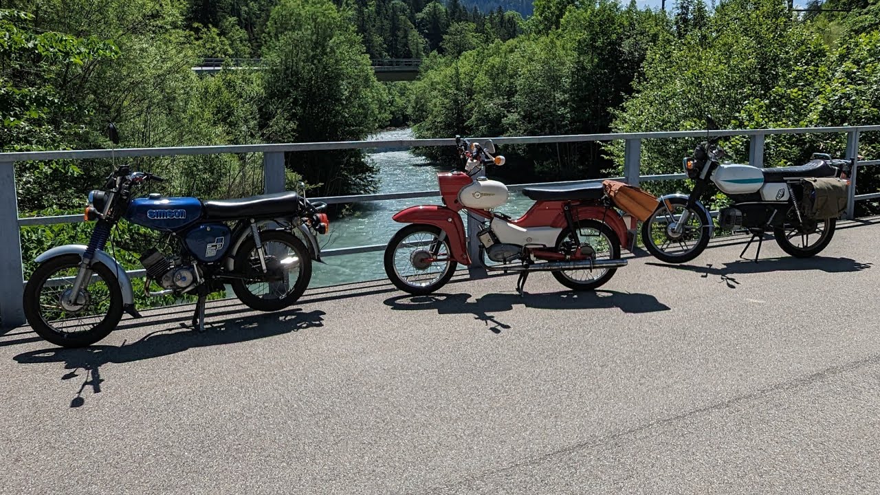 Mopedtour Schweiz 2023 Thunersee und Simmental #simson #kreidler #mopedreisen #Zweisimmen