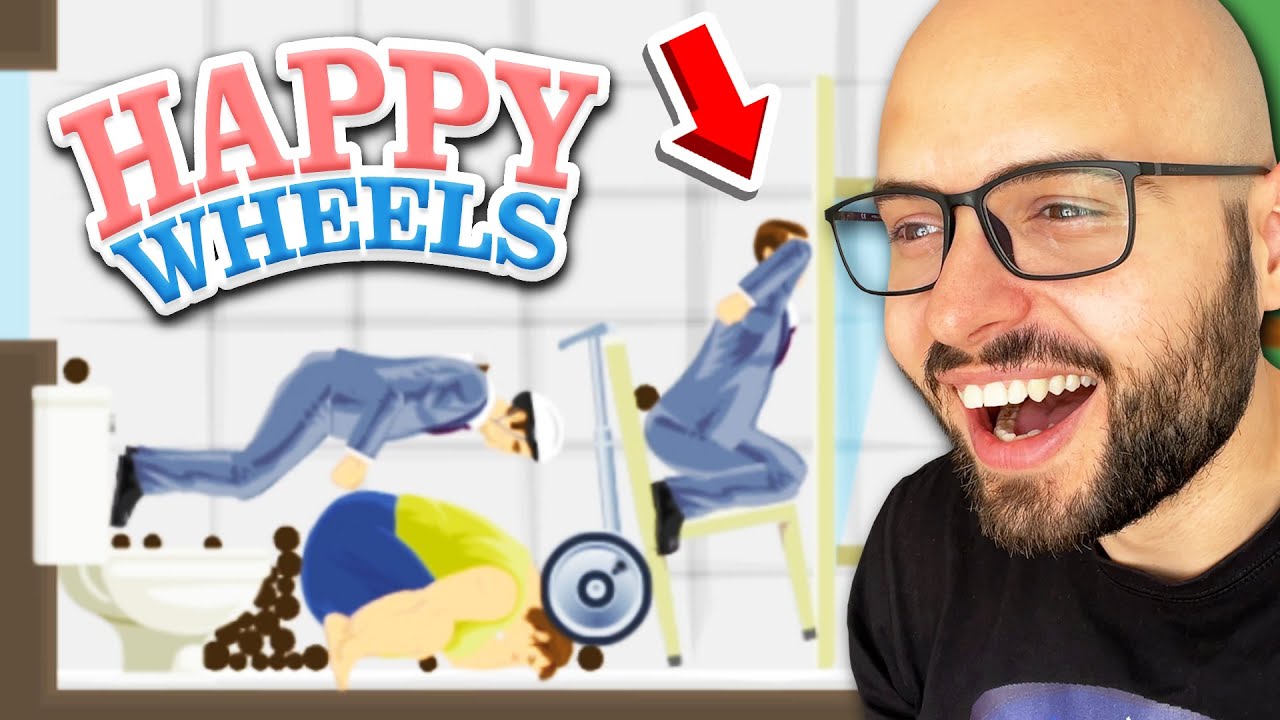 DE ASTA Happy Wheels este CEL MAI TARE JOC *CE FACEA LA BAIE?*