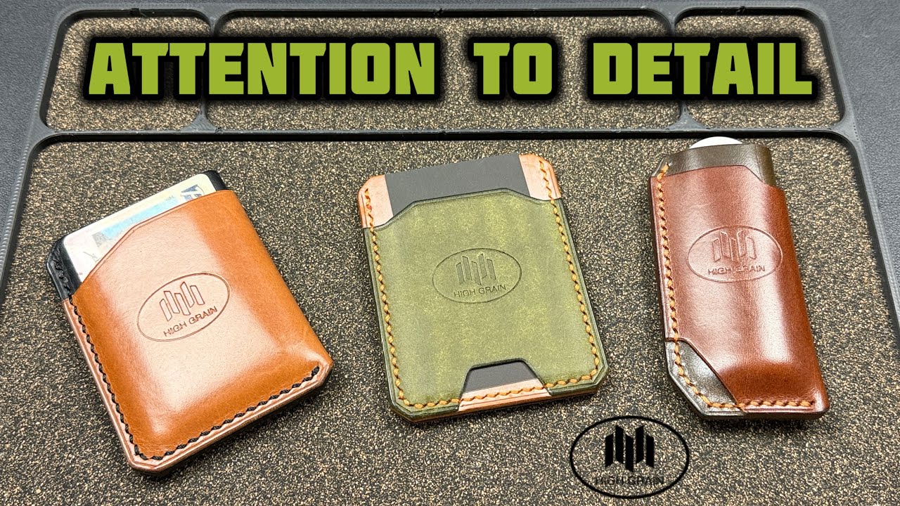Amazing Leather Work! | High Grain Designs Wallet & Slips