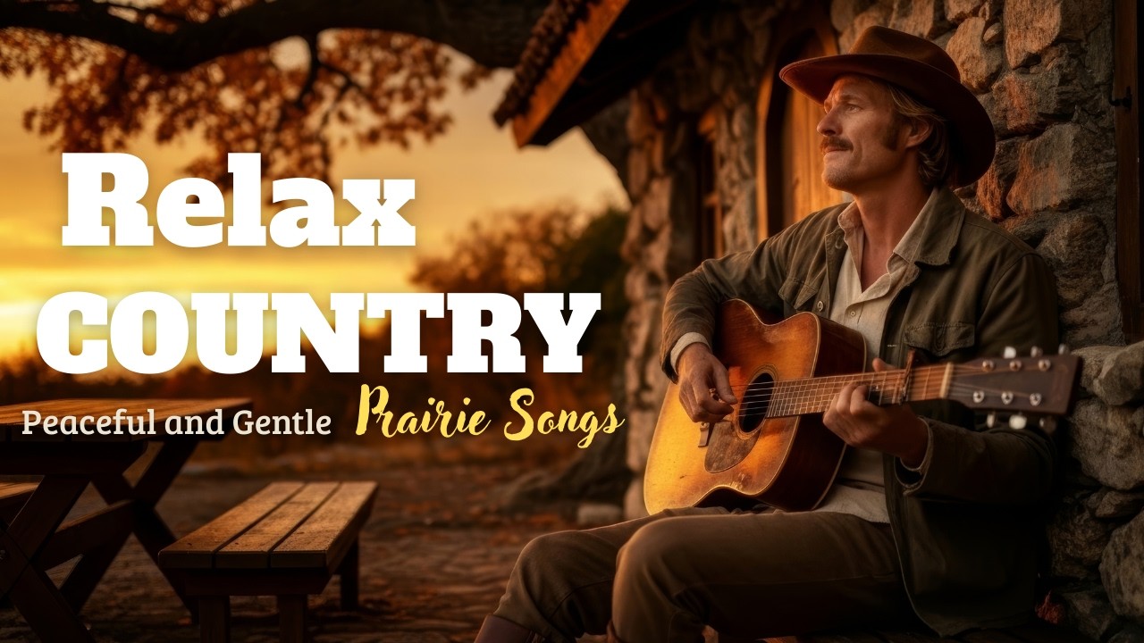 Soft Country Melodies | Slow Country Guitar – Peaceful Evenings