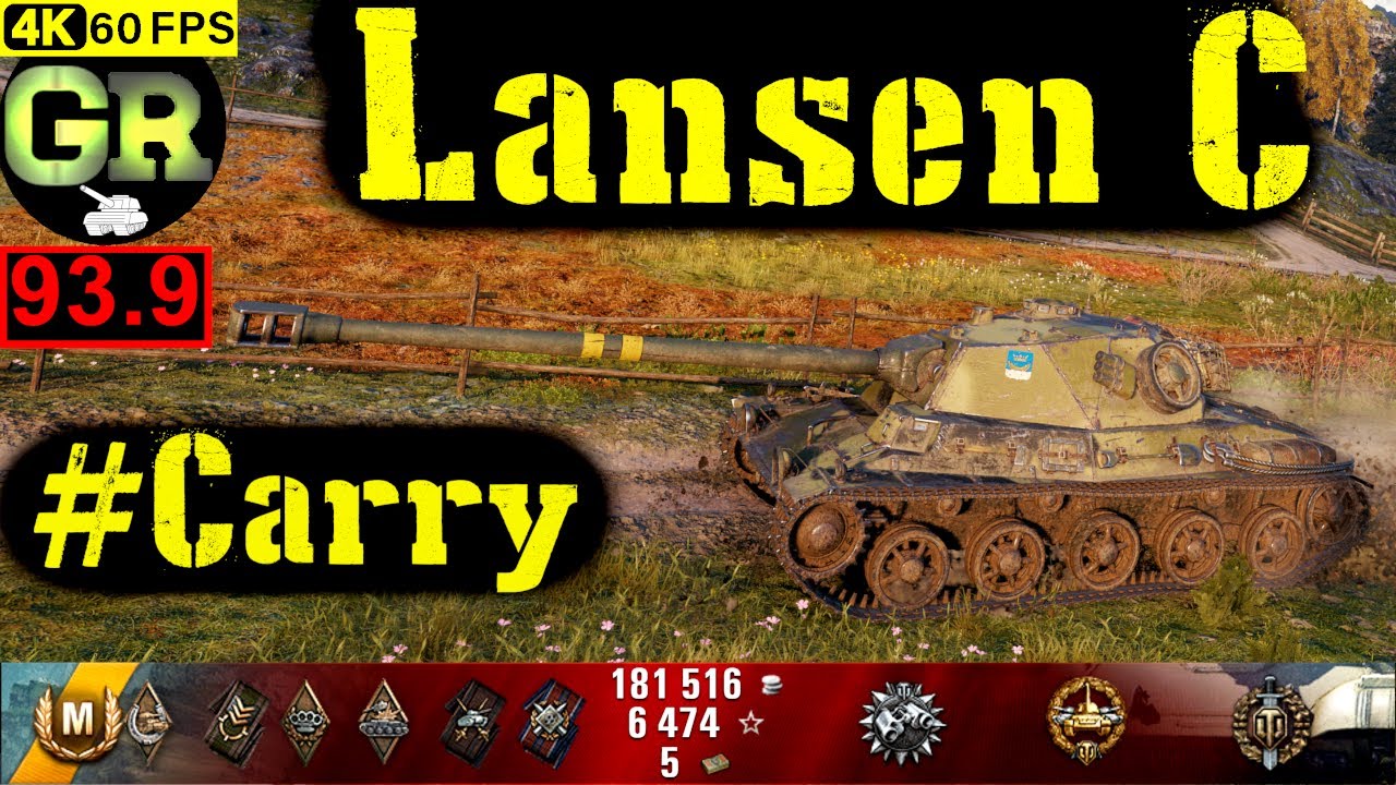 World of Tanks Lansen C WoT Replay - 7 Kills 6.1K DMG(Patch 1.5.0)