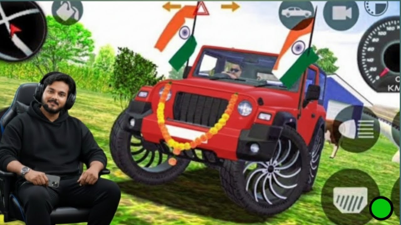 Rudra vlogs indian Modified THAR Game Live Off-Road King Ya Accident Machine?2026#shortsfeed 32