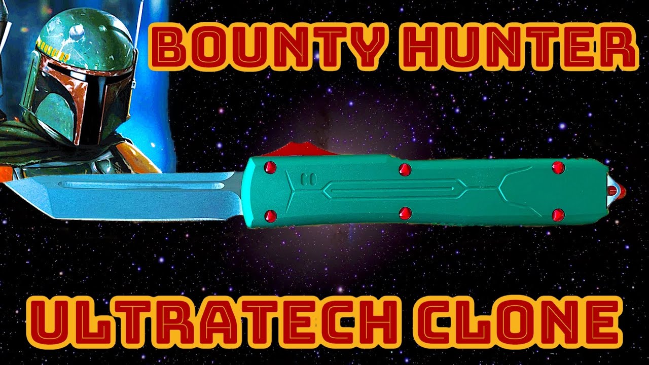 Microtech Ultratech Bounty Hunter Boba Fett style Clone Unboxing and Knife Review from DHgate