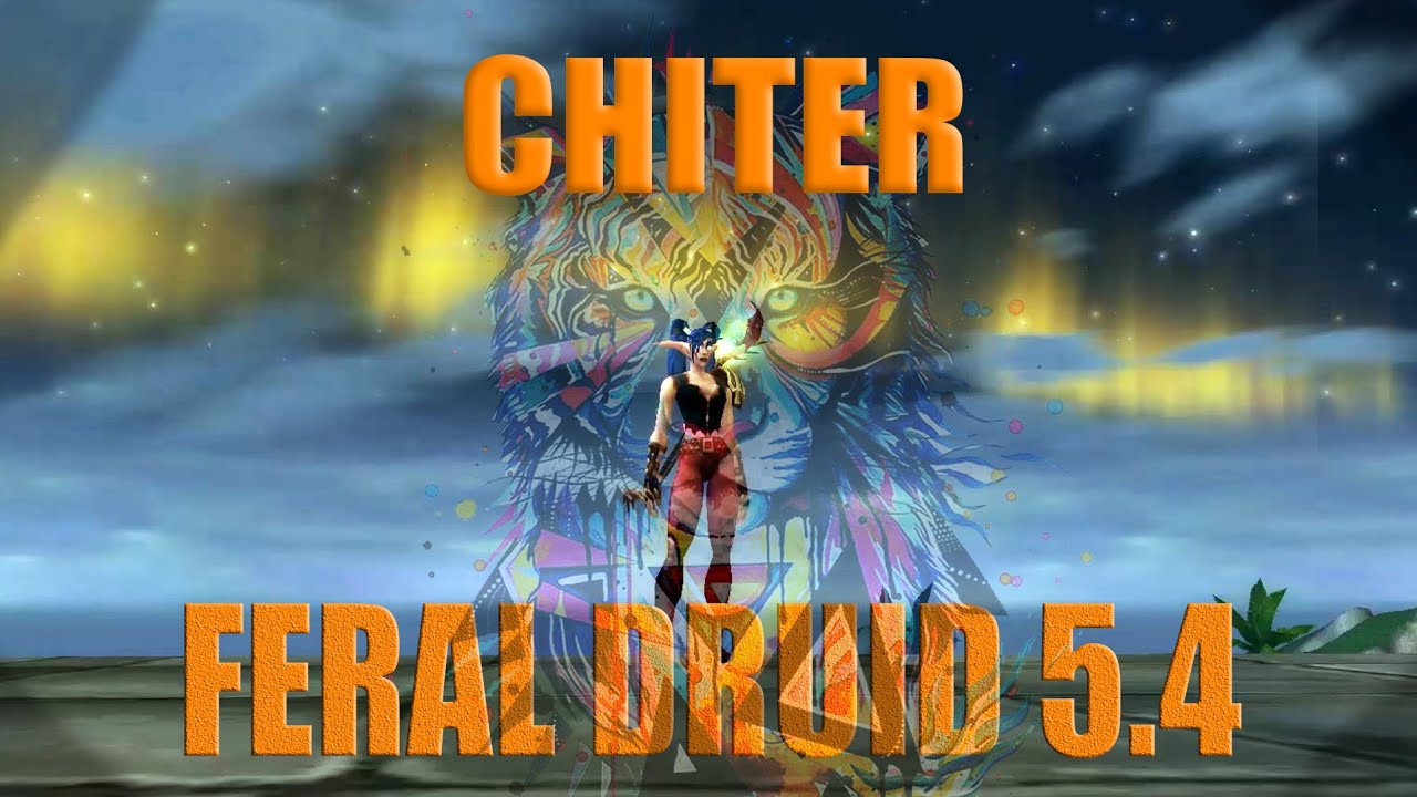 CHITER | FERAL DRUID  PVP 5.4 #1