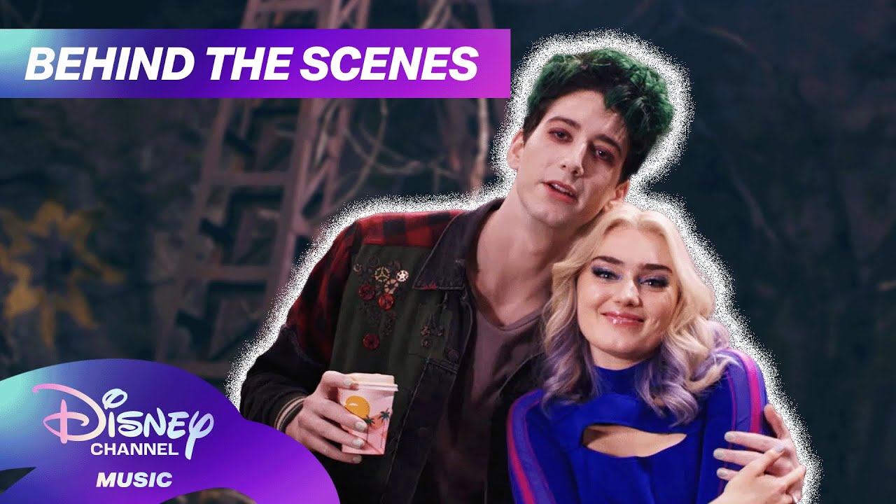 Making of ZOMBIES 4: Behind the Scenes w/ Meg & Milo💚 | Reflections & More | @disneychannelmusic